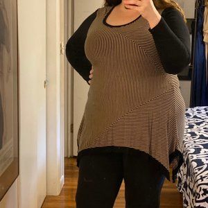 XXL Philosophy Striped Tunic